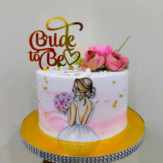 Bride to be cake